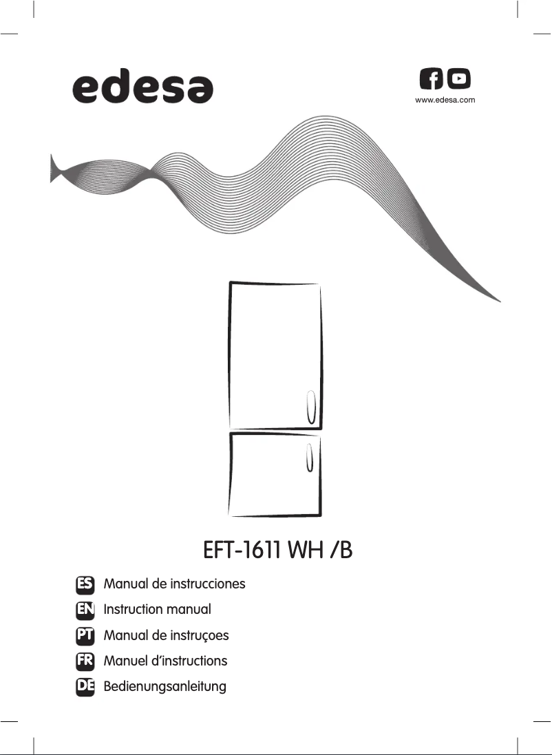Imagen de la primera página del manual del dispositivo EFT-1611 WH