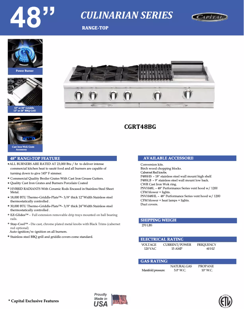 Página nº 1 - Guía de instalación Capital CGRT484GGL