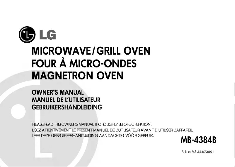 Página nº 1 - Manual de usuario LG MB-4384B