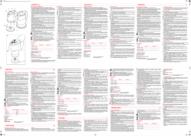 Página 1 del manual Manual de usuario Solac KT5855