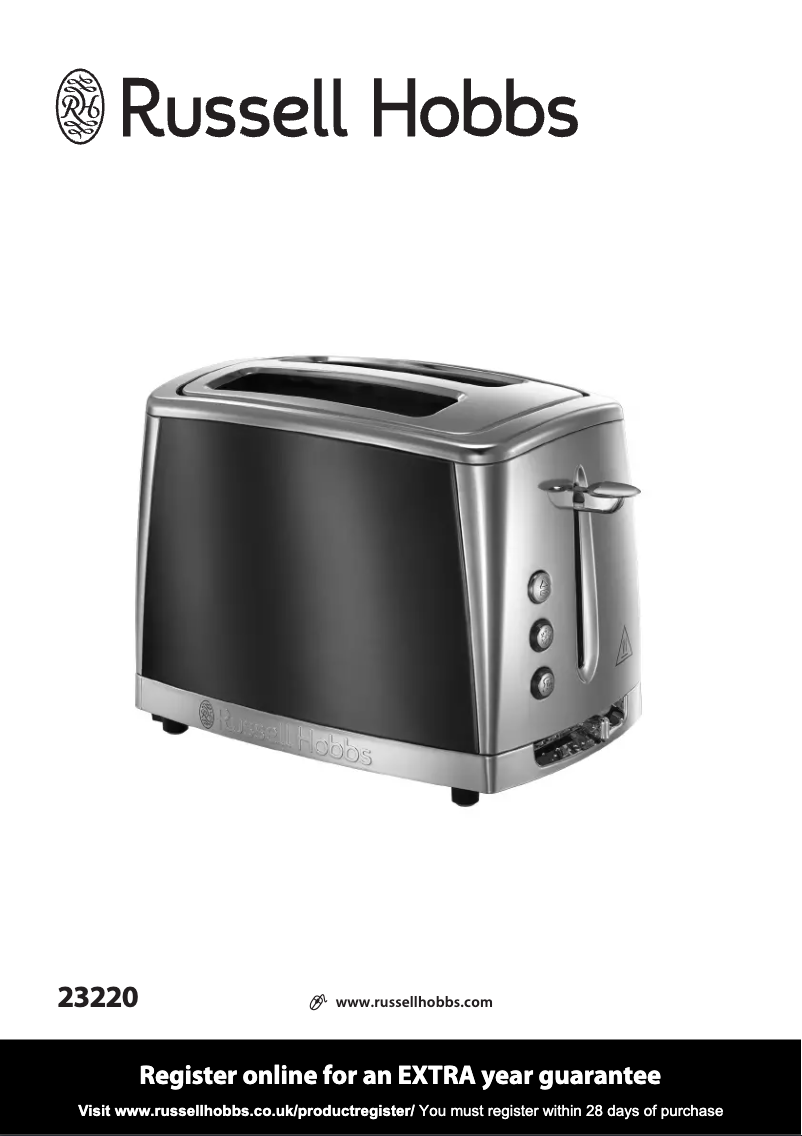 Página 1 del manual Manual de usuario Russell Hobbs Luna 23220