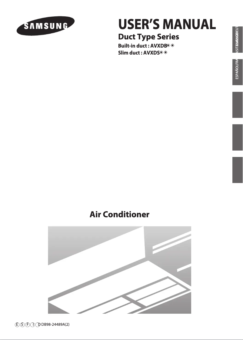 Imagen de la primera página del manual del dispositivo AVXDSH045EA