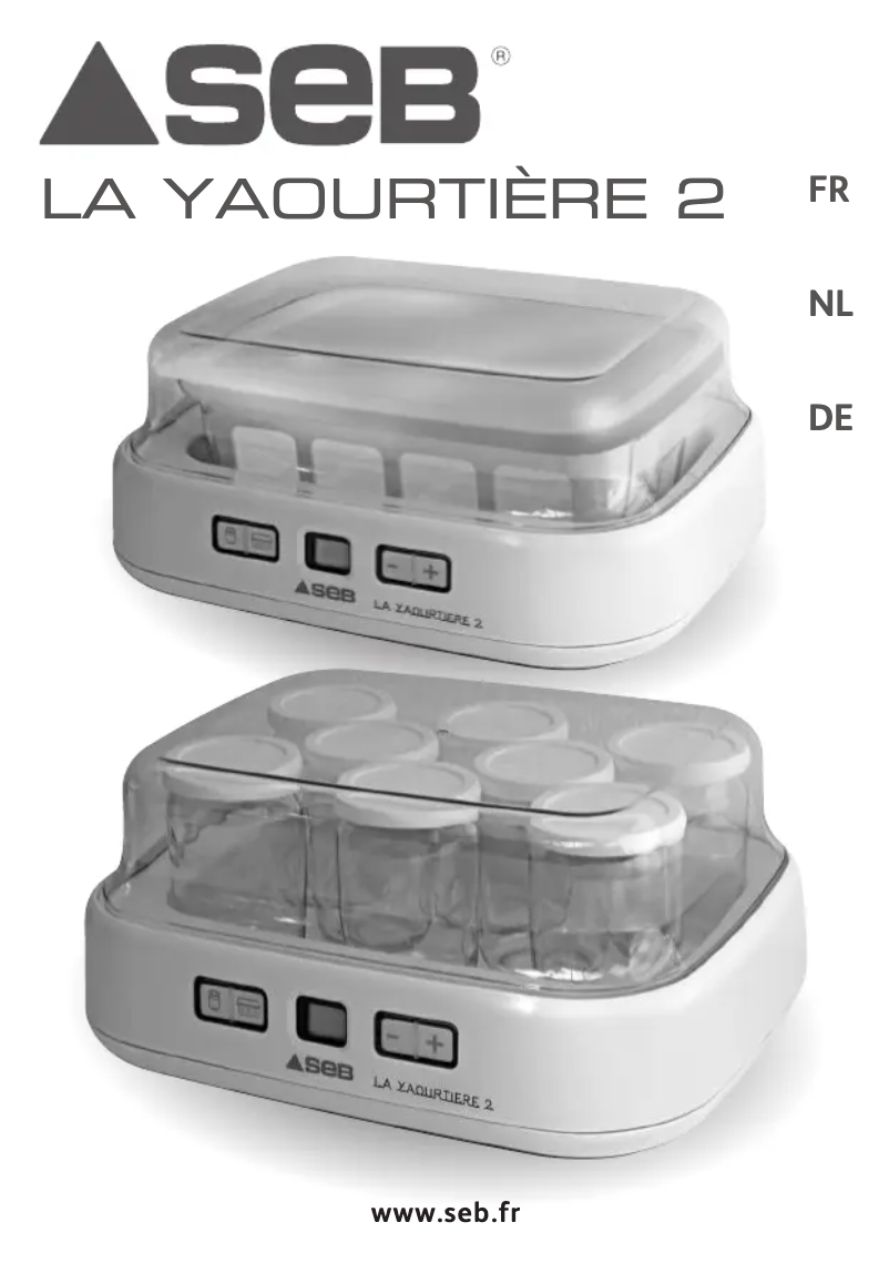 Página nº 1 - Manual de usuario SEB La Yaourtière YG5001