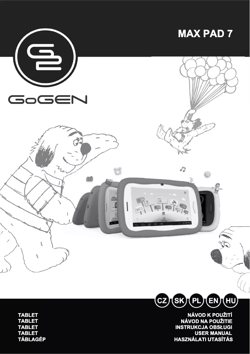 Página 1 del manual Manual de usuario GoGen MAXPAD 7O