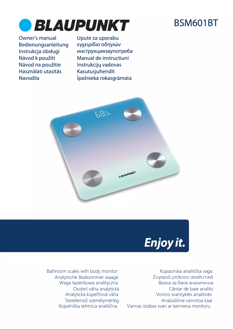 Página nº 1 - Manual de usuario Blaupunkt BSM601BT