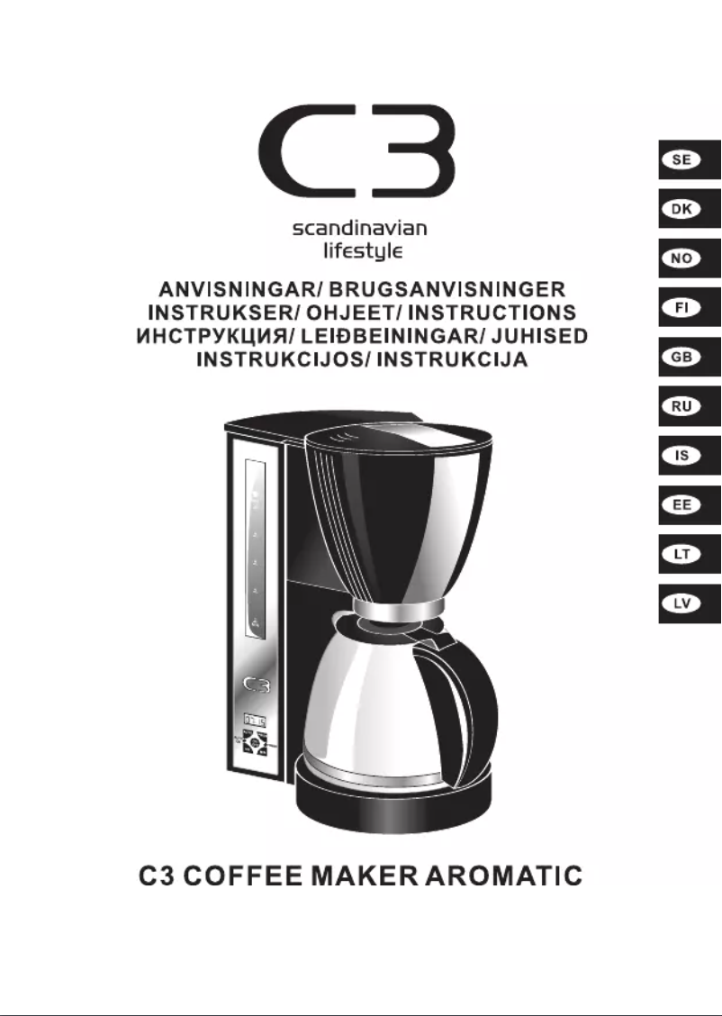 Imagen de la primera página del manual del dispositivo Aromatic