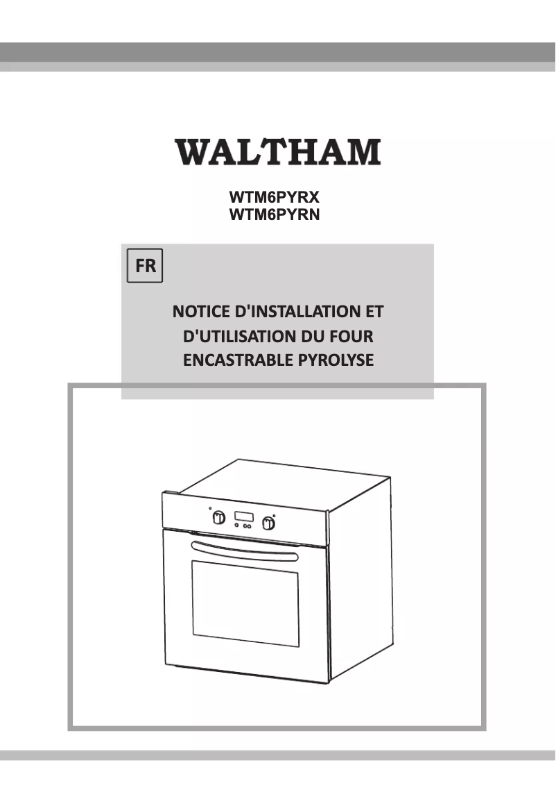 Página 1 del manual Manual de usuario Waltham WTM6PYRN