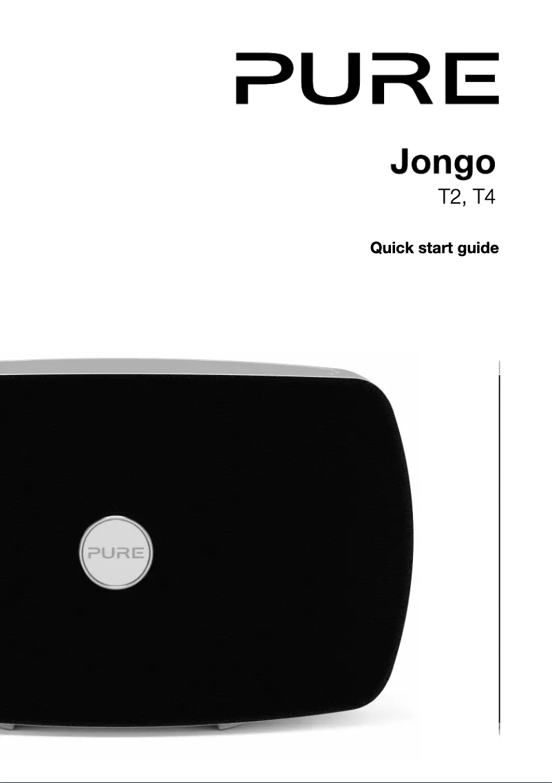 Imagen de la primera página del manual del dispositivo Jongo T4