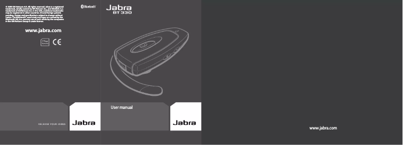 Página 1 del manual Manual de usuario Jabra BT330
