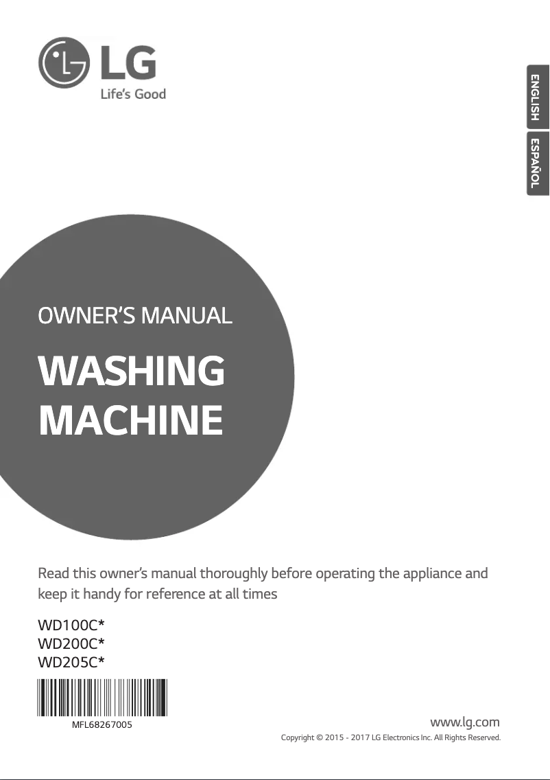 Imagen de la primera página del manual del dispositivo WD100CVA