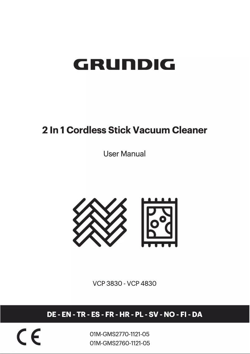 Página 1 del manual Manual de usuario Grundig VCP 3830