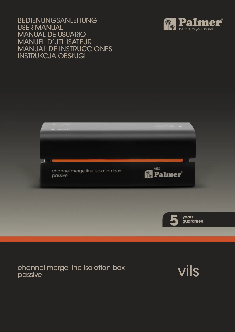 Imagen de la primera página del manual del dispositivo Vils