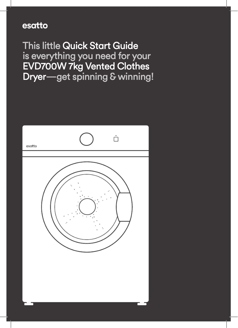 Imagen de la primera página del manual del dispositivo EVD700W