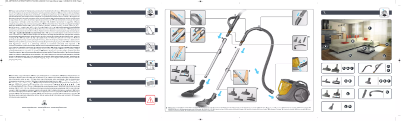 Imagen de la primera página del manual del dispositivo Power Cyclonic Home & Car 4A RO6963