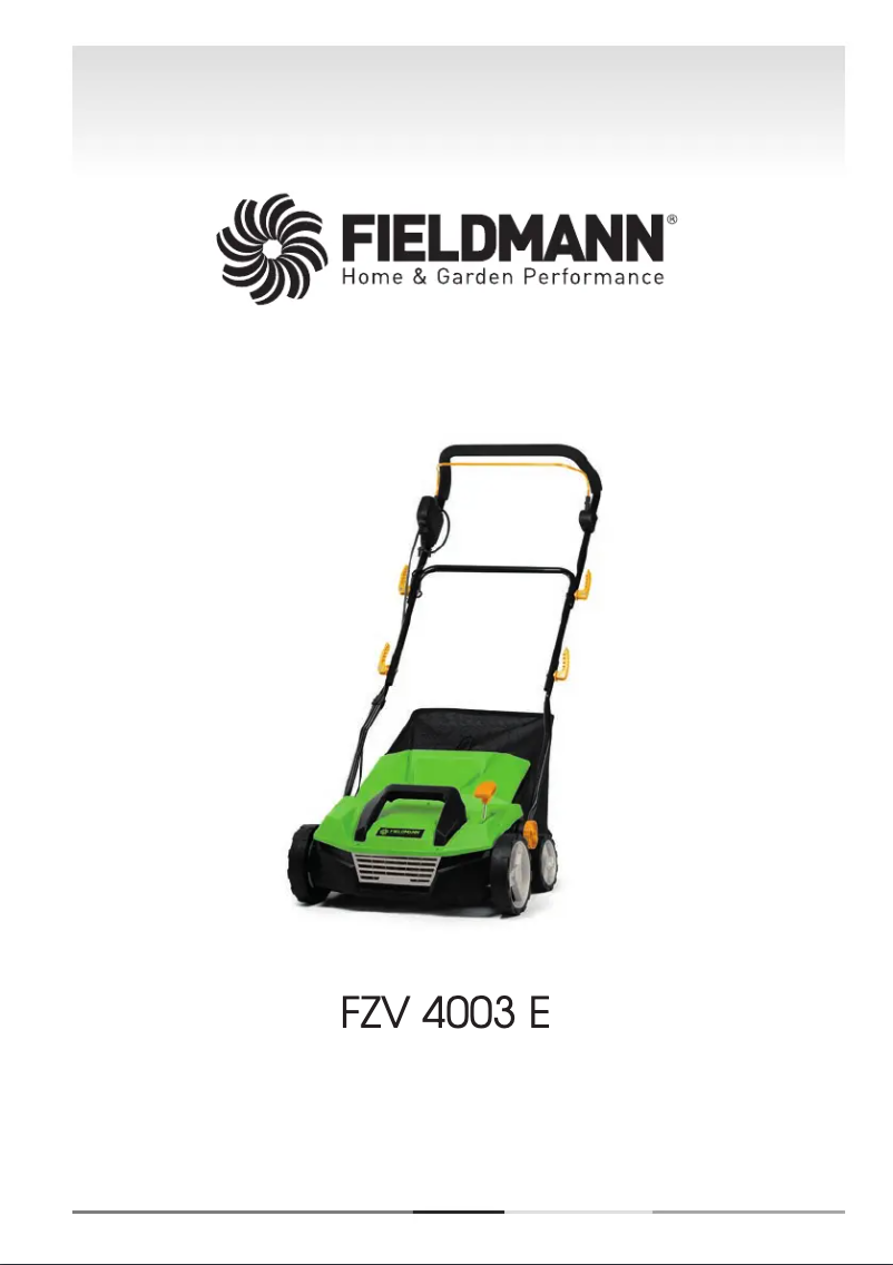 Página 1 del manual Manual de usuario Fieldmann FZV 4003-E