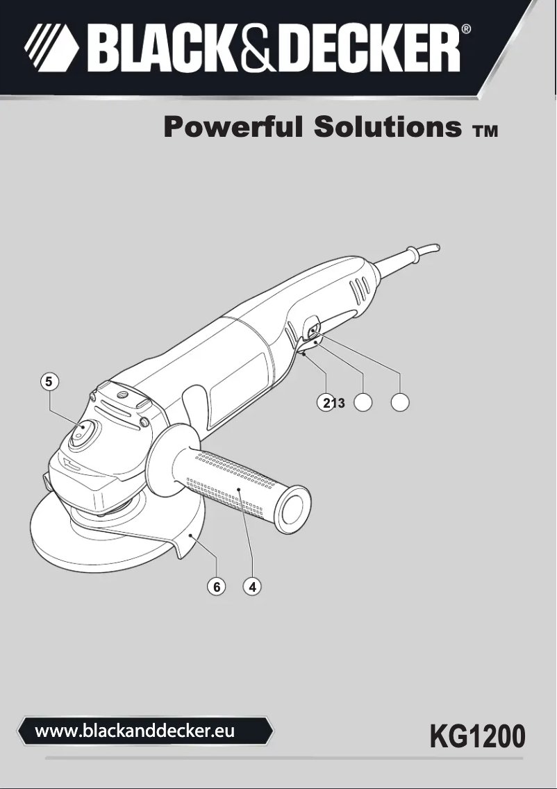 Página 1 del manual Manual de usuario Black & Decker KG1200