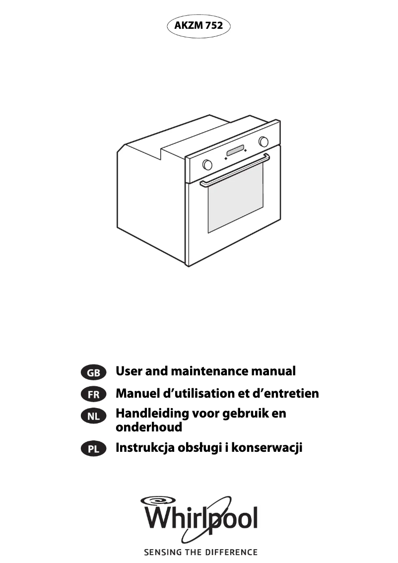 Página 1 del manual Manual de usuario Whirlpool AKZM 752