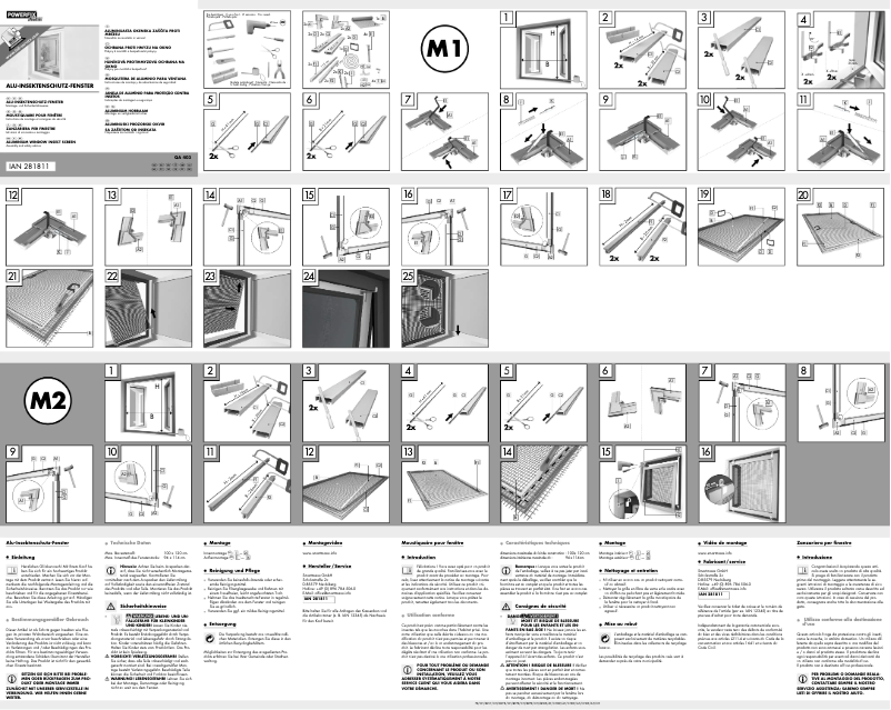 Imagen de la primera página del manual del dispositivo IAN 103258