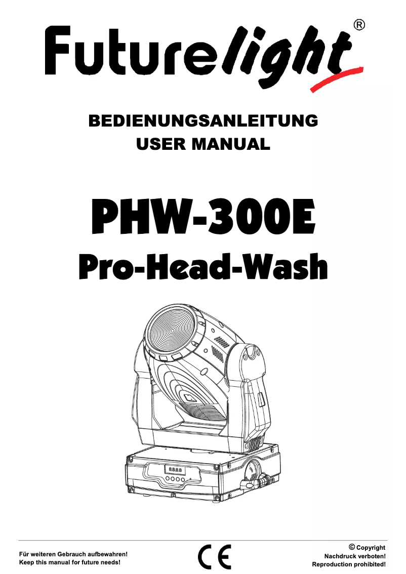 Página 1 del manual Manual de usuario Futurelight PHW-300E