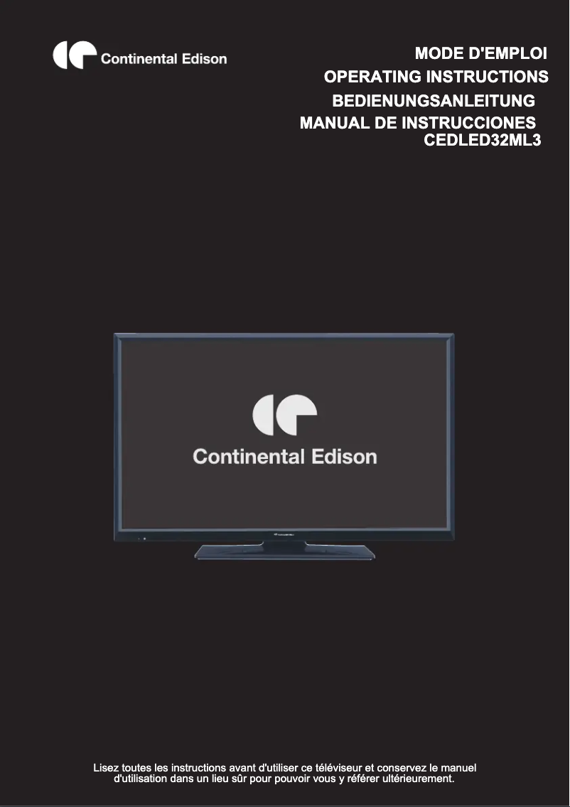 Imagen de la primera página del manual del dispositivo CEDLED32ML3