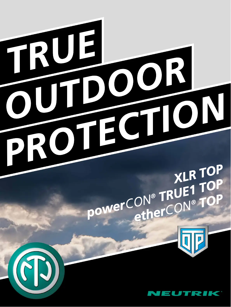 Página 1 del manual Manual de usuario Neutrik NAC3FPX-TOP