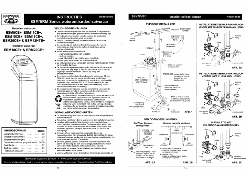 Imagen de la primera página del manual del dispositivo ESM42HTE+