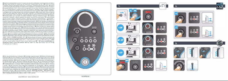 Página 1 del manual Manual de usuario Rowenta Fresh Compact  VU6211