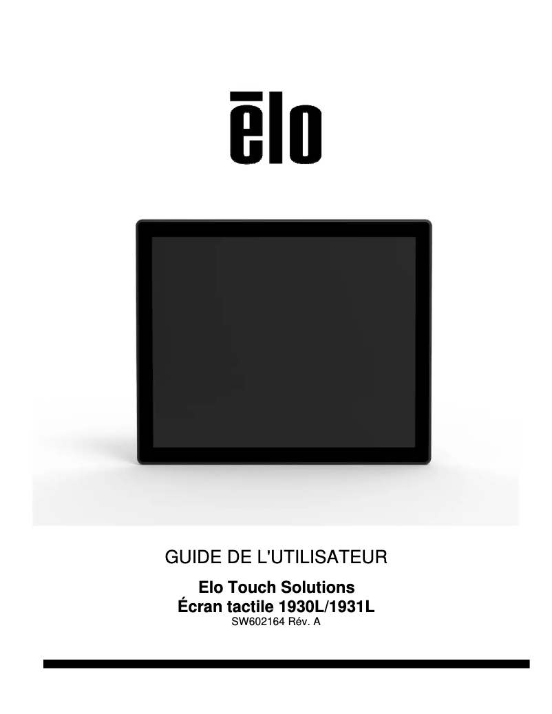 Imagen de la primera página del manual del dispositivo 1930L