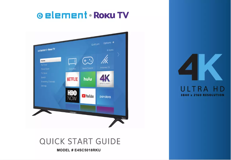 Imagen de la primera página del manual del dispositivo E4SC5018RKU