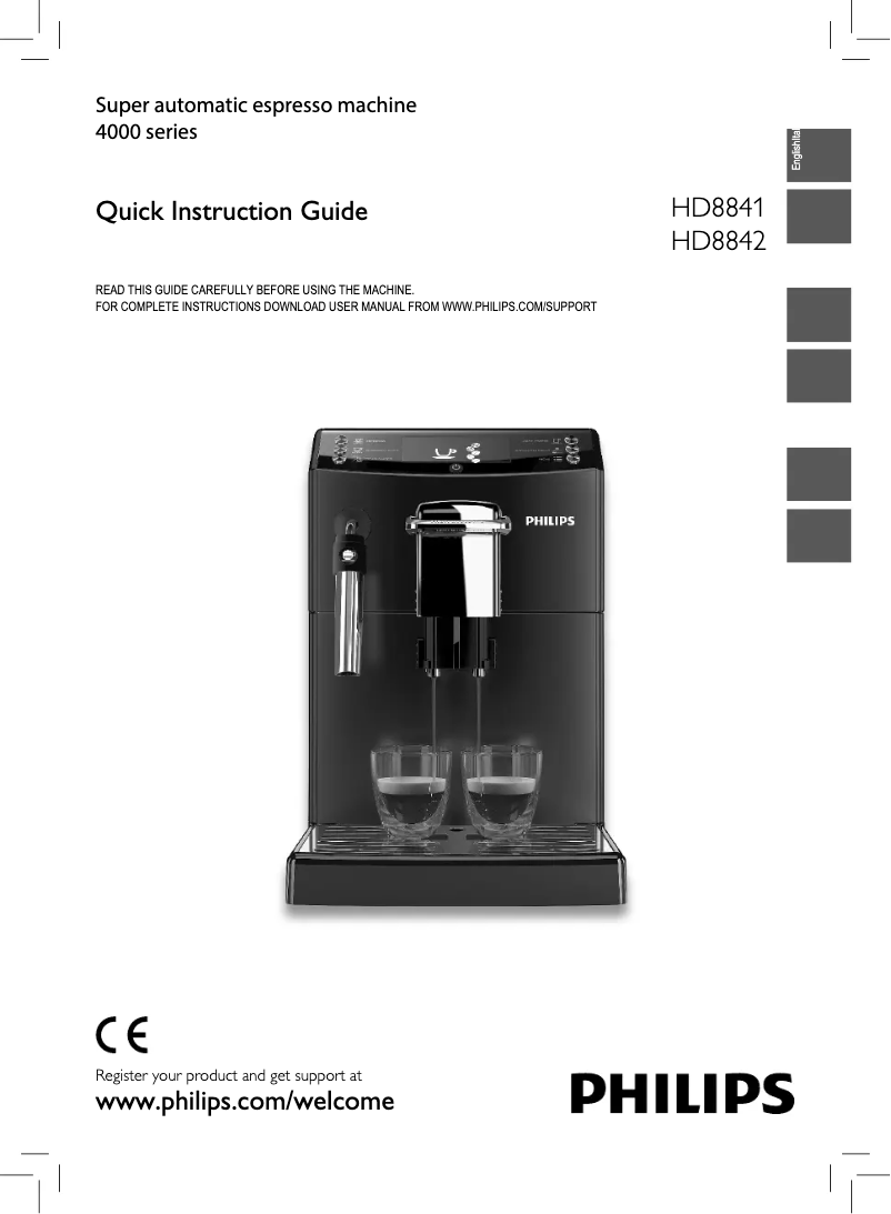 Página 1 del manual Manual de usuario Philips 4000 series HD8842