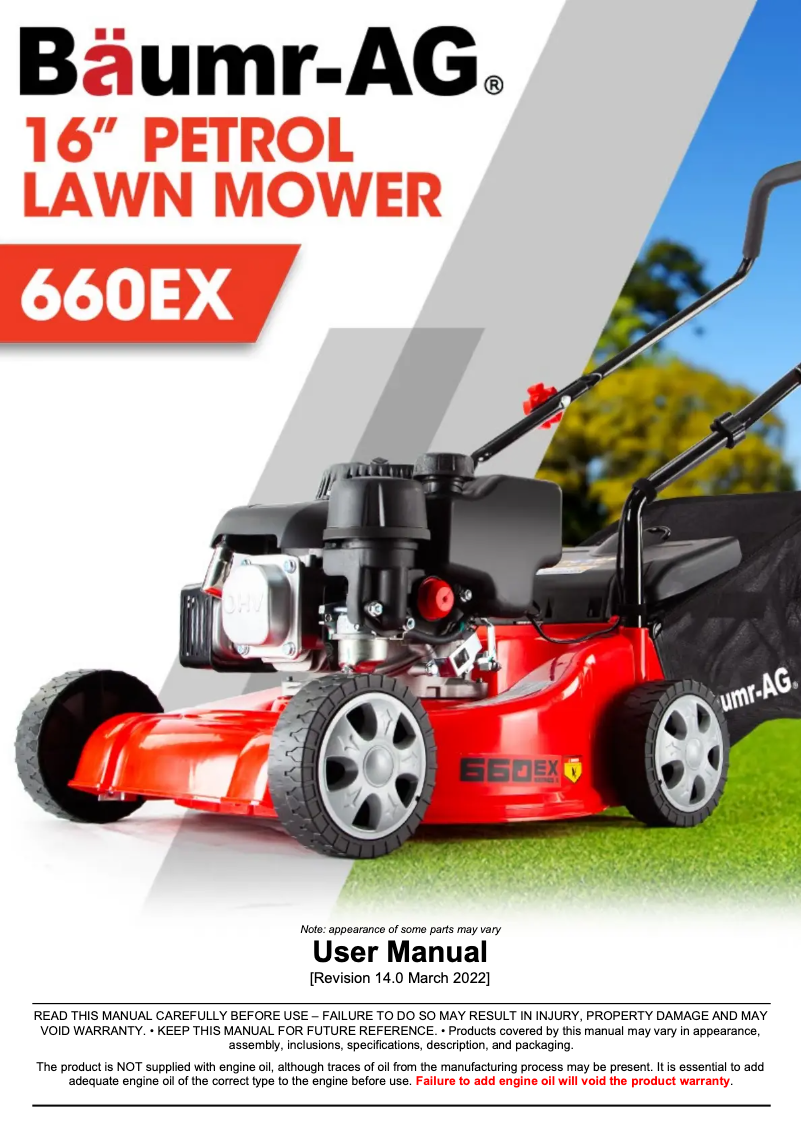 Imagen de la primera página del manual del dispositivo 660EX