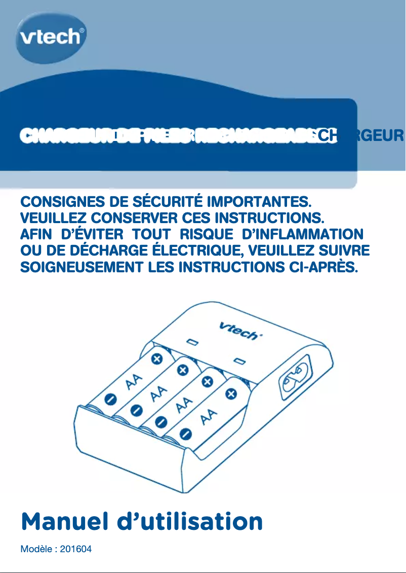 Página nº 1 - Manual de usuario Vtech 201604