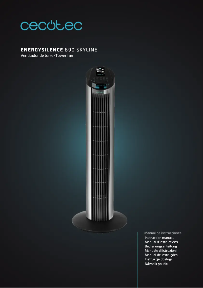 Página 1 del manual Manual de usuario Cecotec EnergySilence 890 Skyline