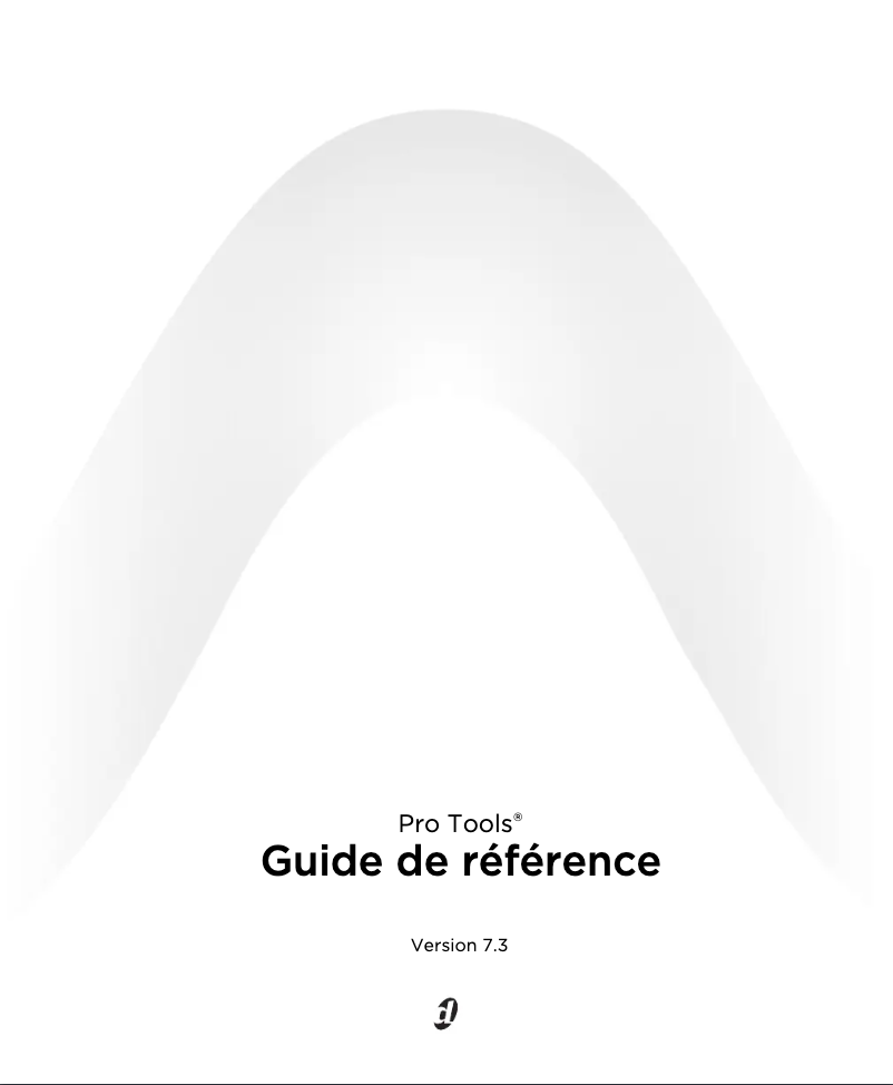 Imagen de la primera página del manual del dispositivo Pro Tools 7.3