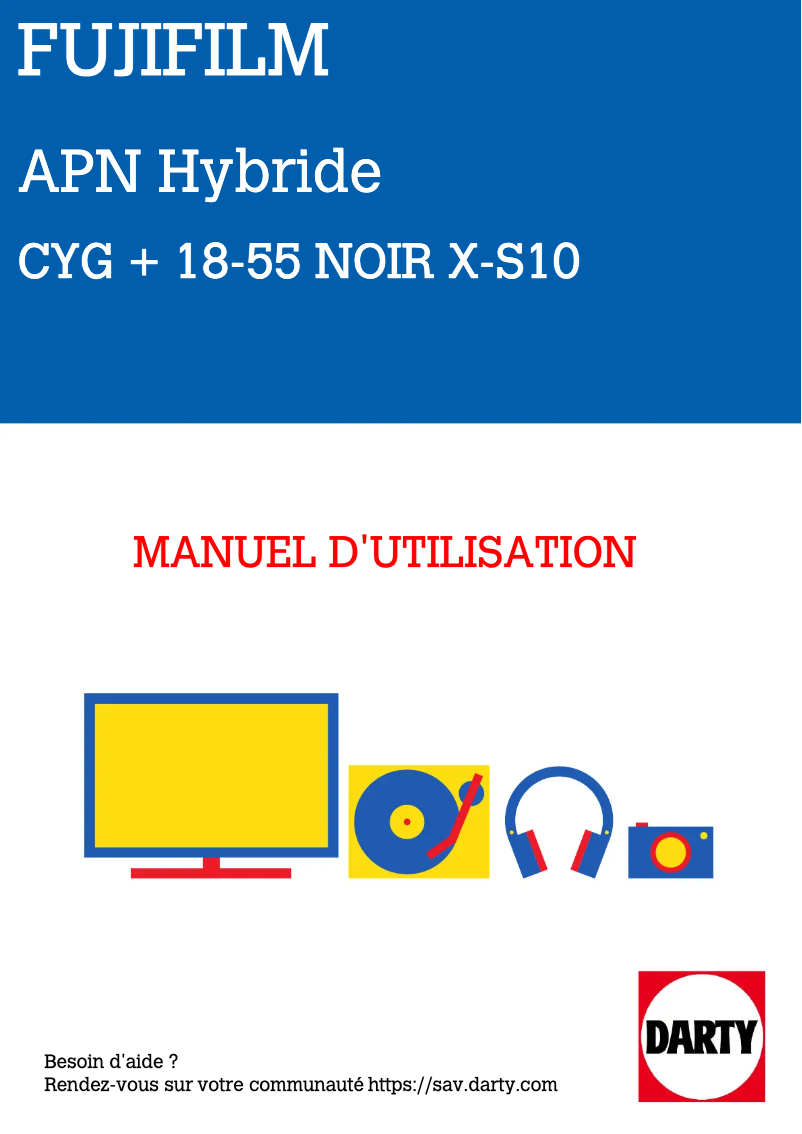 Imagen de la primera página del manual del dispositivo X-S10