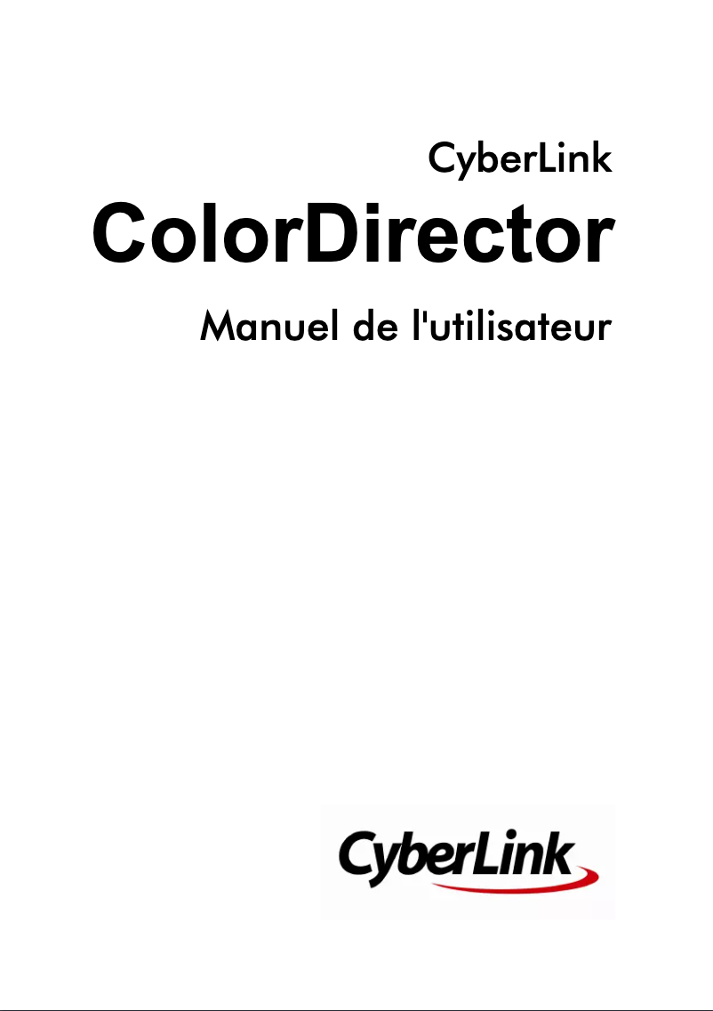 Página 1 del manual Manual de usuario Cyberlink ColorDirector 3