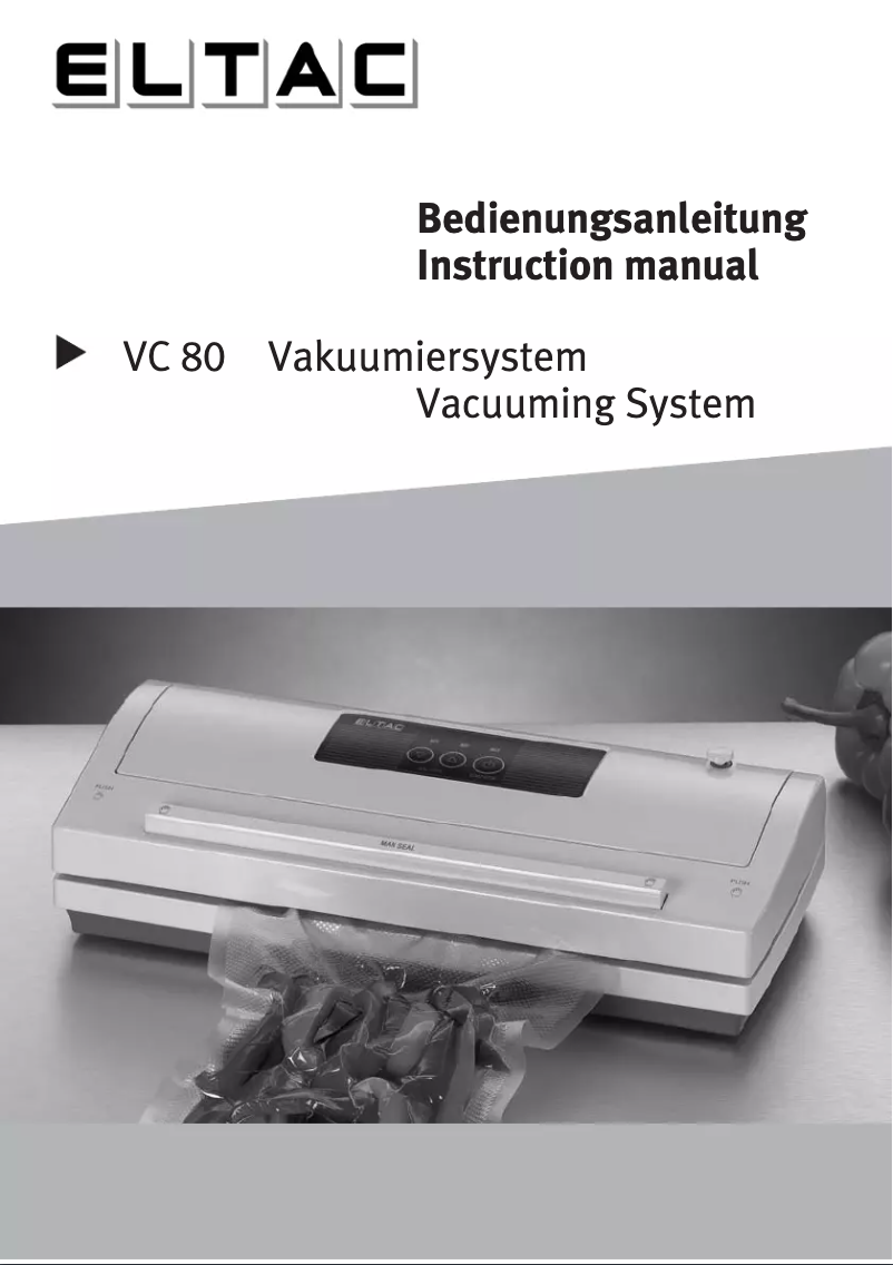 Página nº 1 - Manual de usuario Rommelsbacher Eltac VC 80