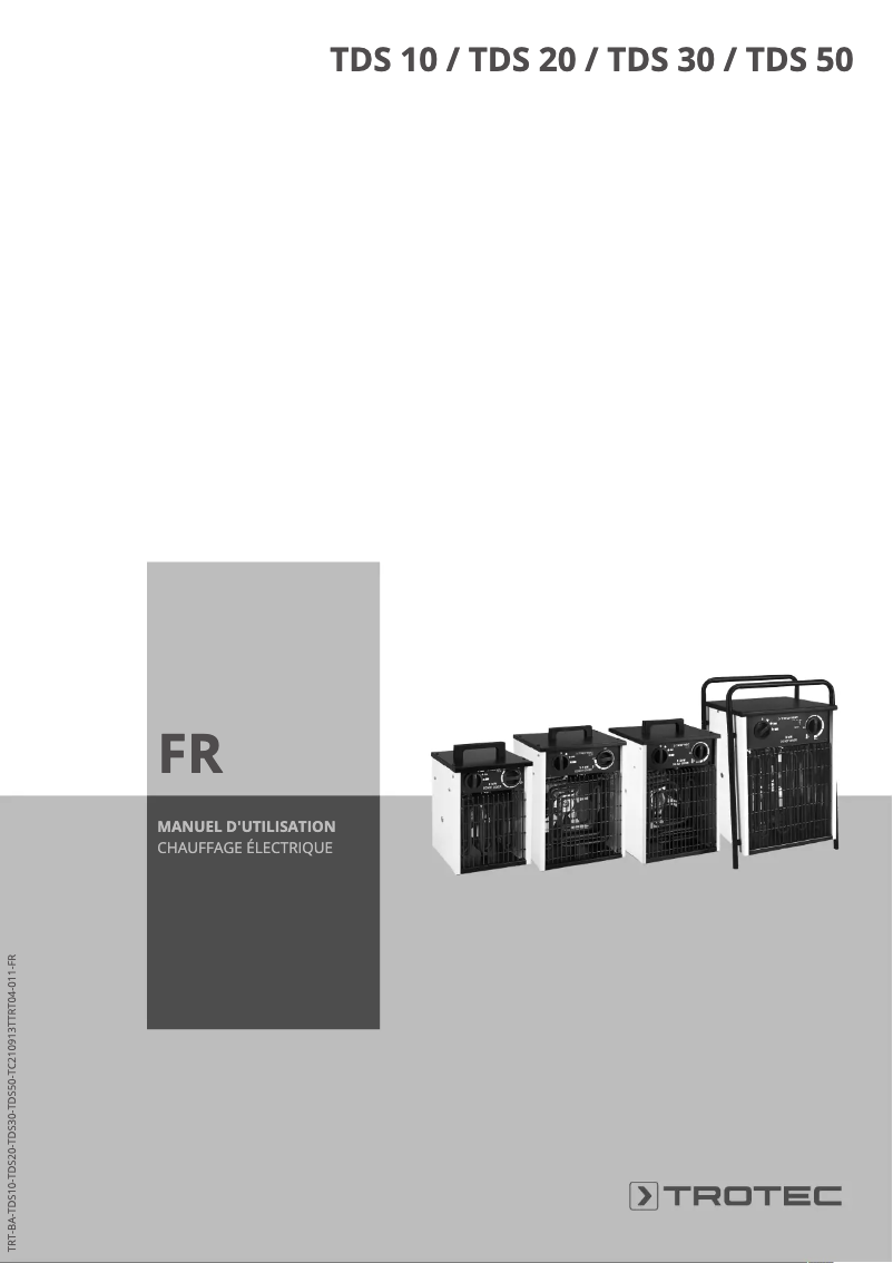 Página 1 del manual Manual de usuario Trotec TDS 10