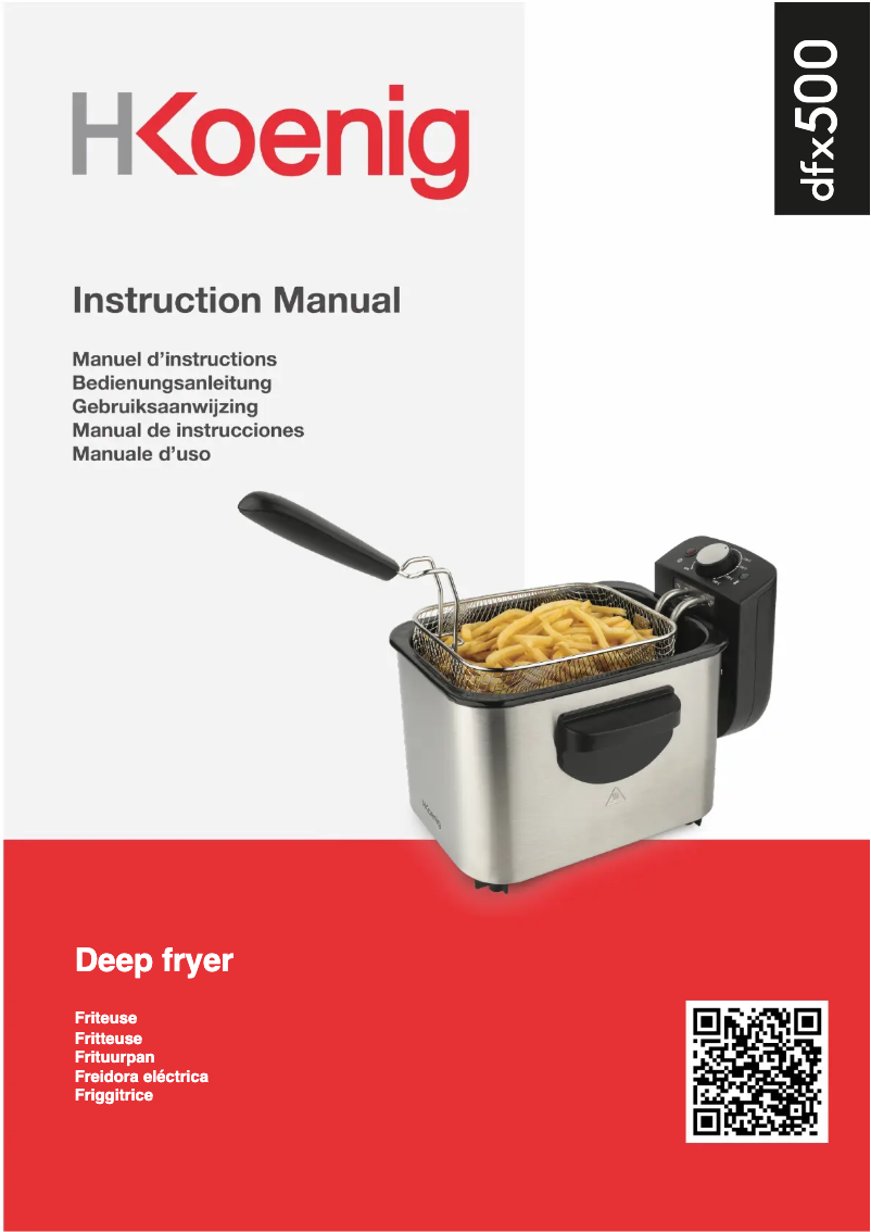 Imagen de la primera página del manual del dispositivo DFX500