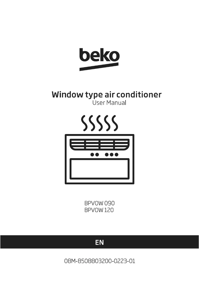 Página 1 del manual Manual de usuario Beko BPVOW 090