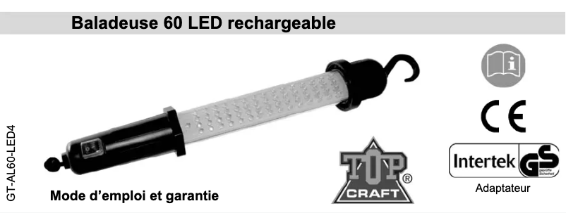 Imagen de la primera página del manual del dispositivo GT-AL60-LED4