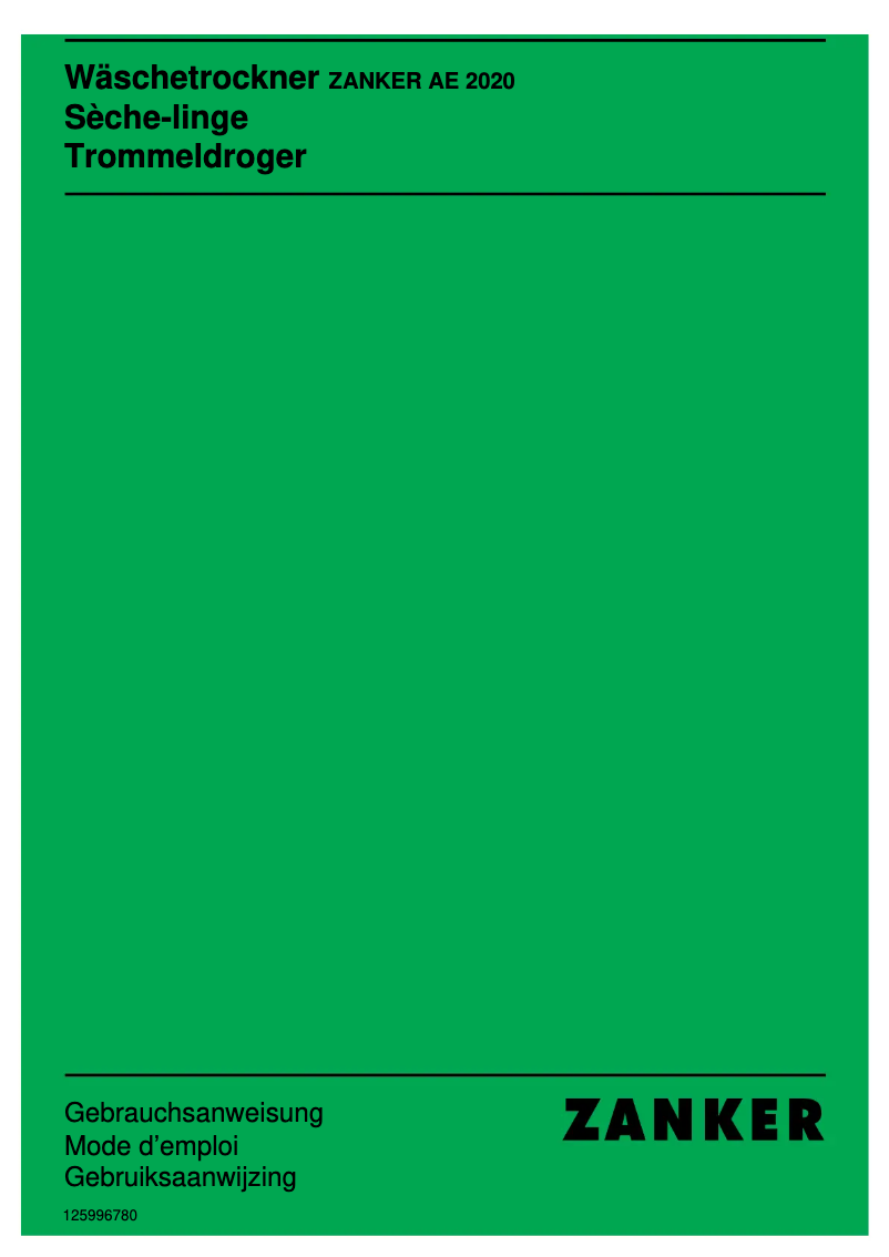 Imagen de la primera página del manual del dispositivo AE 2020