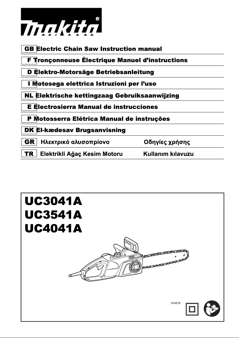 Página 1 del manual Manual de usuario Makita UC3041A