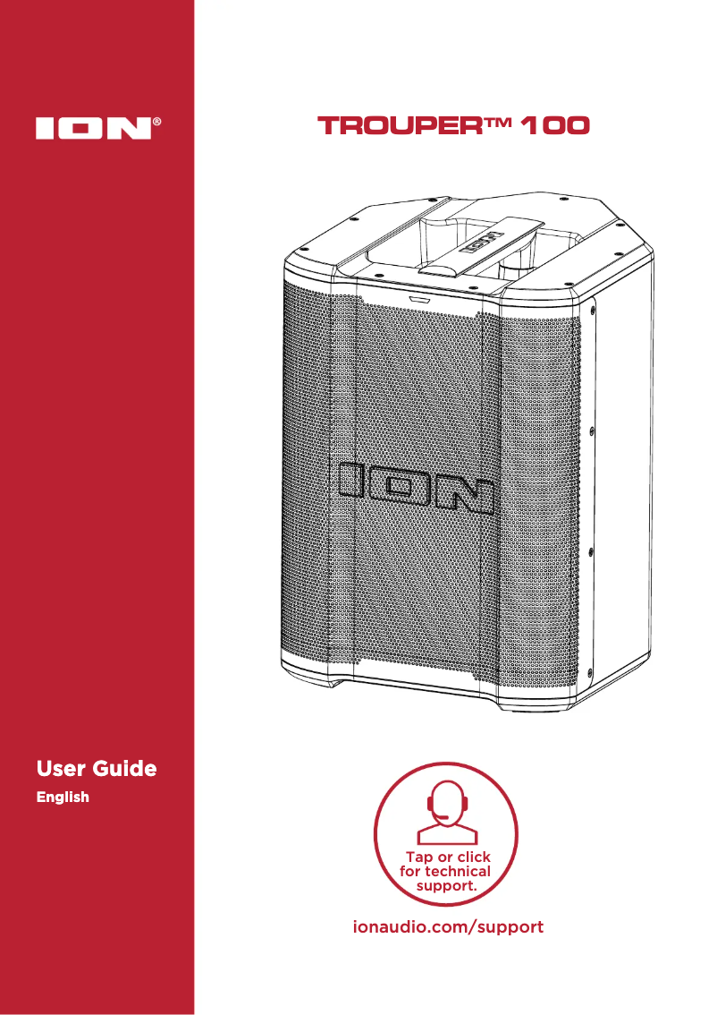 Imagen de la primera página del manual del dispositivo Trouper 100