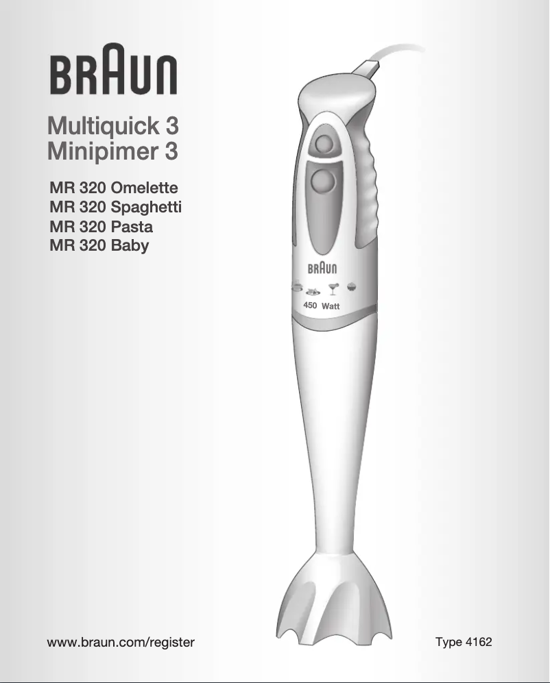 Imagen de la primera página del manual del dispositivo Multiquick 3 MR330 Sauce