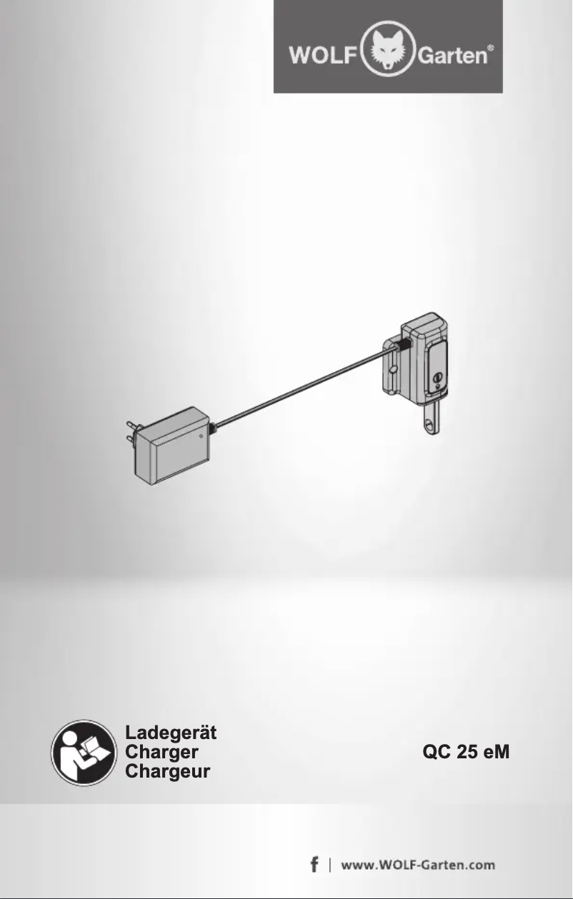 Página 1 del manual Manual de usuario Wolf Garten QC 25 eM