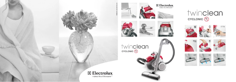 Página 1 del manual Manual de usuario Electrolux Twin Clean Z 8245