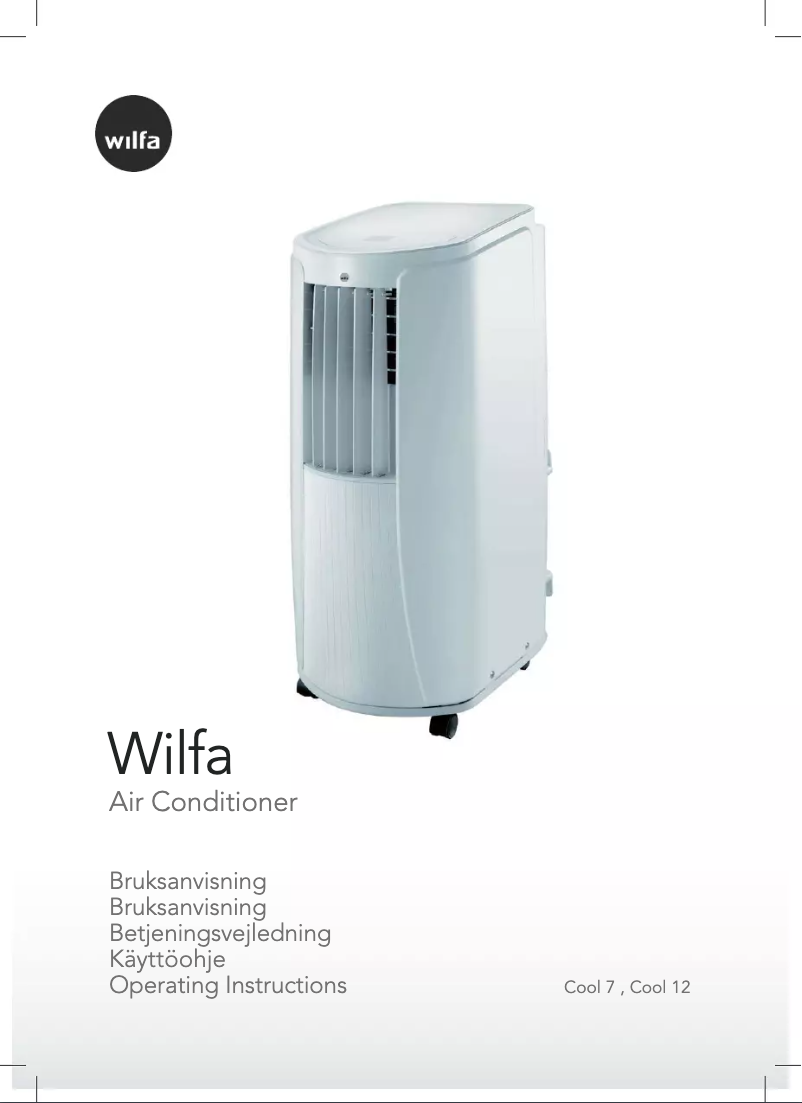 Página 1 del manual Manual de usuario Wilfa Cool 7