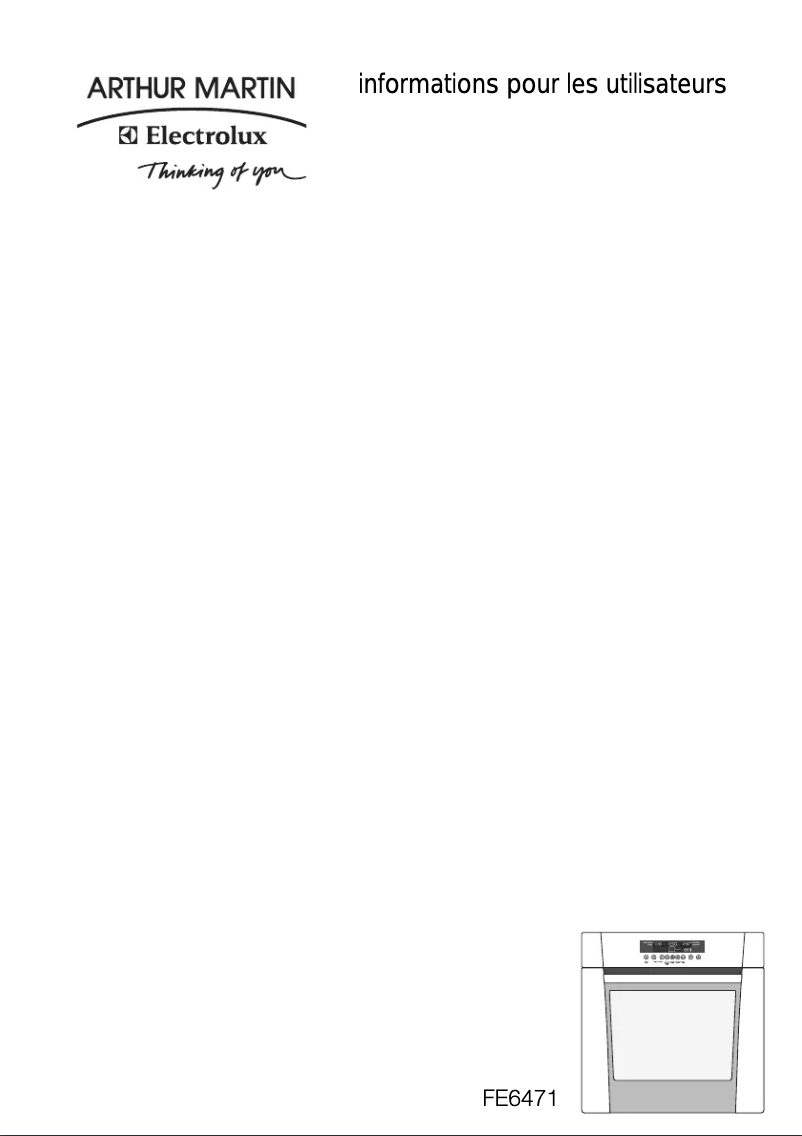 Imagen de la primera página del manual del dispositivo FE 6471 NG