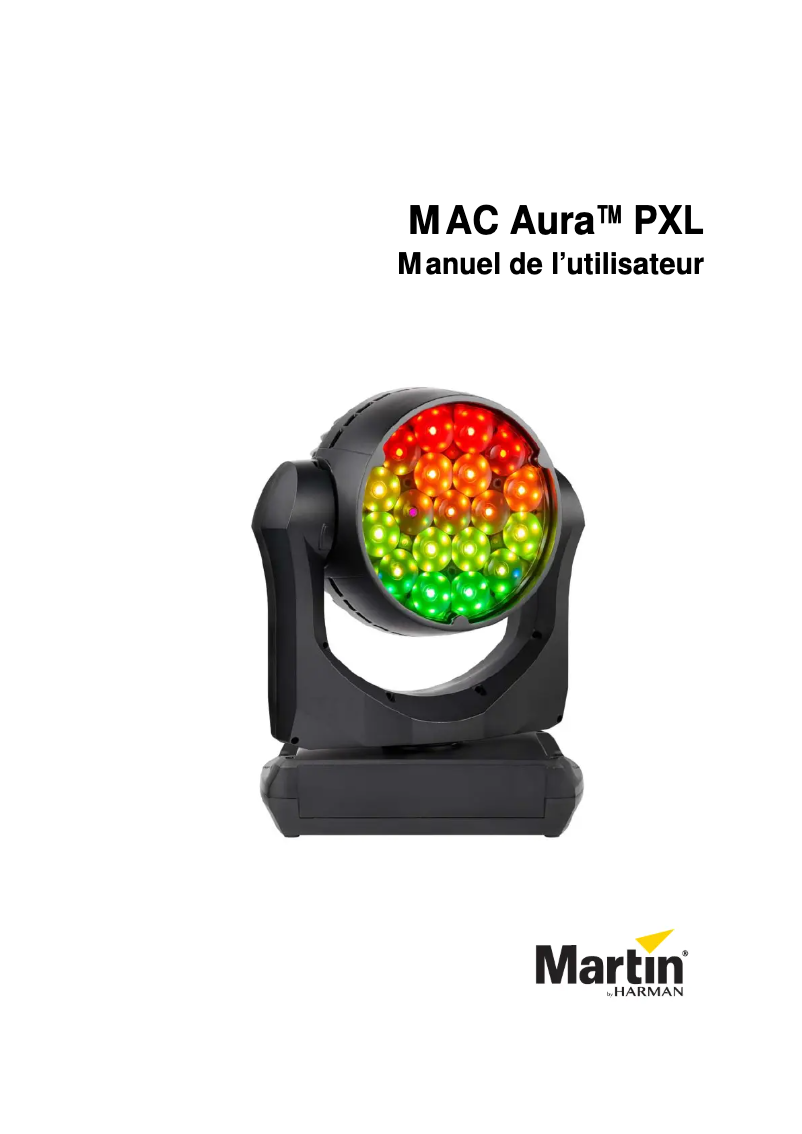 Imagen de la primera página del manual del dispositivo MAC Aura PXL